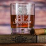 Infinityimports Freedom Skull Stars & Stripes Crystal DOF Rocks Glass