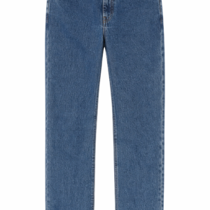 Men’s Classic Straight Fit Denim Jeans – Mid Blue Wash, Premium Cotton, Everyday Casual Pants